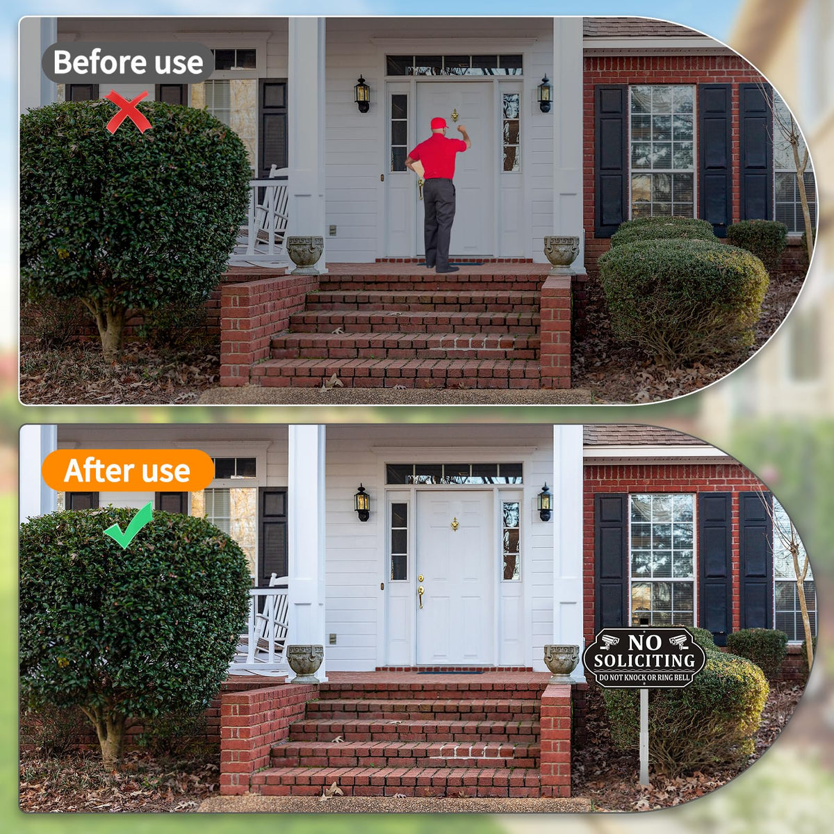 Weatherproof Frohllia sign stays legible through wind and rain