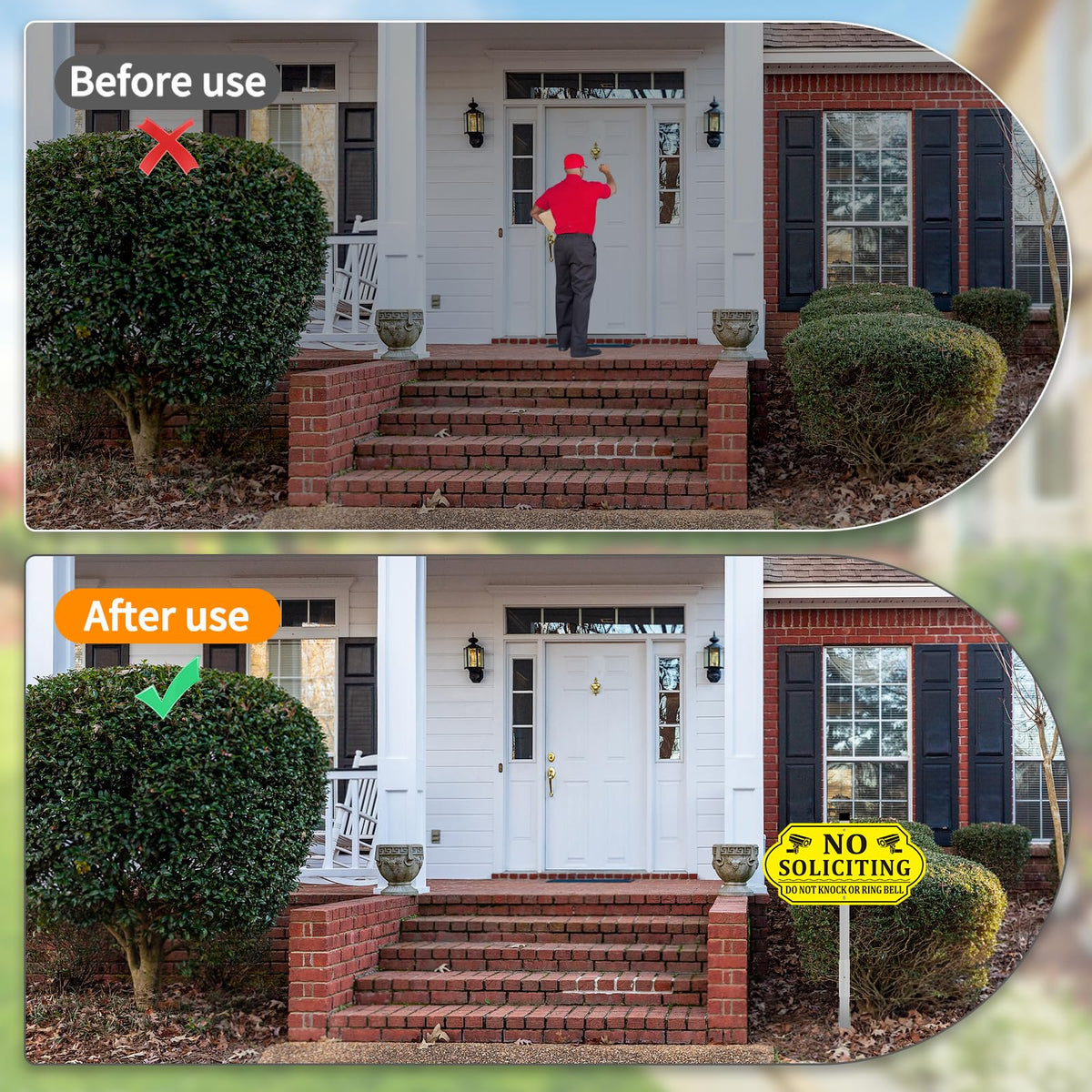 Frohllia privacy sign helps reduce unsolicited visits and noise