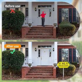 Frohllia privacy sign helps reduce unsolicited visits and noise