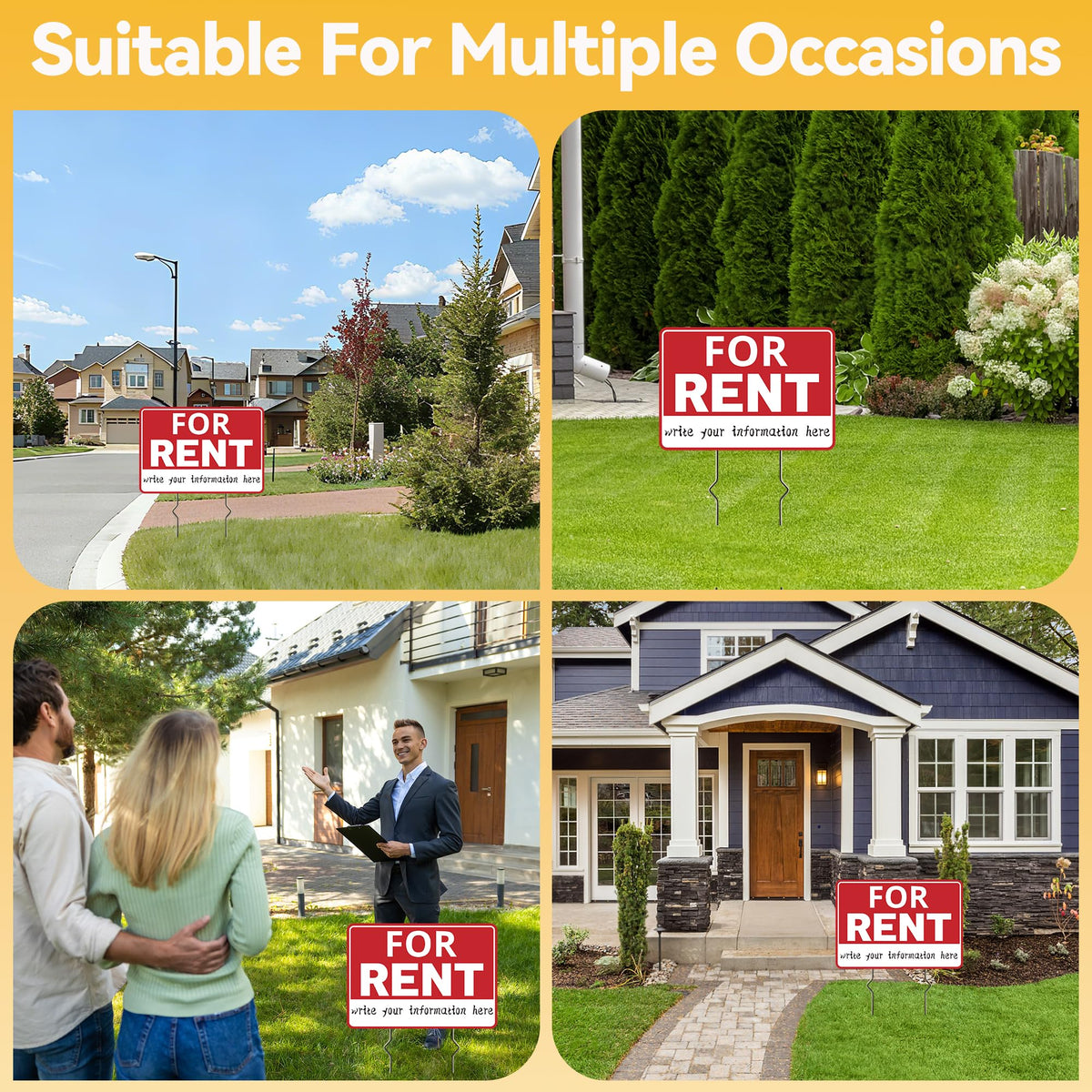 Frohllia versatile use for real estate, yard sales, or rentals