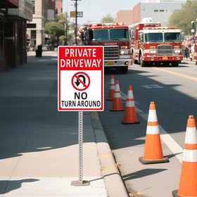 Frohllia universal symbols aid quick recognition of no U-turn rule.