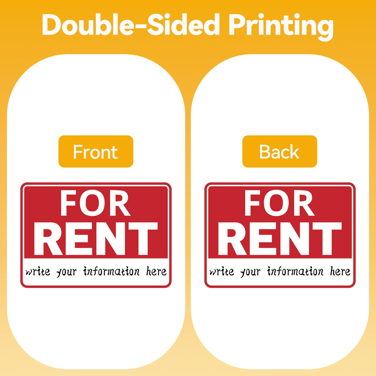 Frohllia yard sign stake system ensures easy installation in any ground