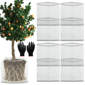 Froidesente 15 gallon root guard basket mesh shields plant roots from pests