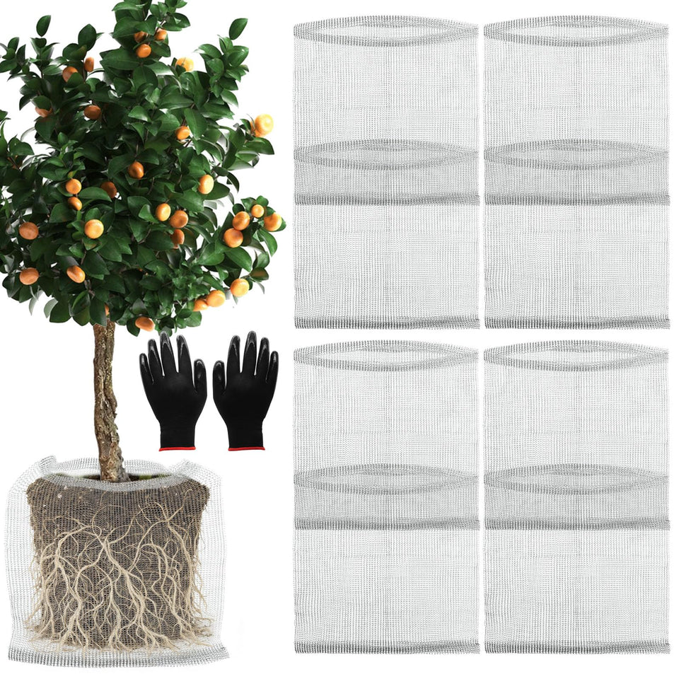 Froidesente 15 gallon root guard basket mesh shields plant roots from pests