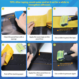 Froidesente joined liner seam demonstrating watertight connection