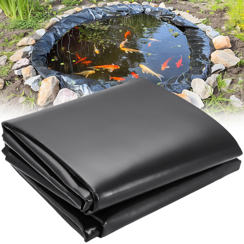 Froidesente pond liner 7x10 ft, durable and puncture-resistant for long-lasting water gardens.