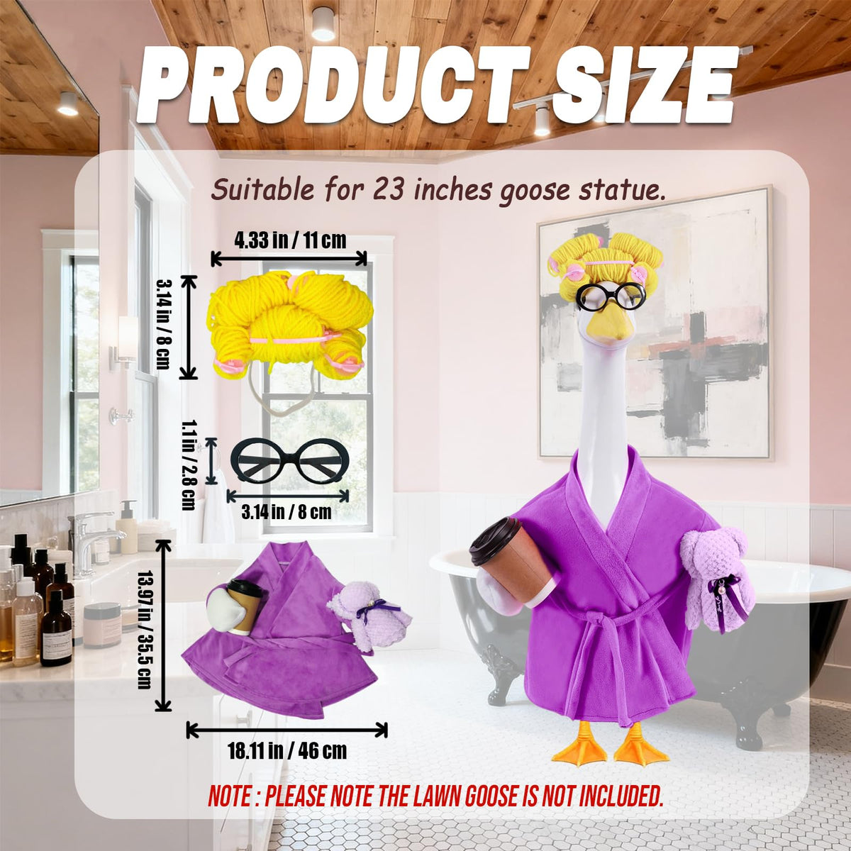 Froklic coffee cup and towel accessories add casual charm to the outdoor display