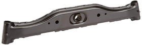 Close-up of Husqvarna 532418168 welded front axle for OEM replacement compatibility.