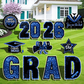 Froova Class of 2026 grad letters on lawn for bold curb appeal