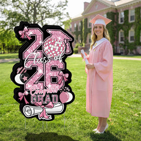 Froova grad sign stakes Included ensure sturdy outdoor display.