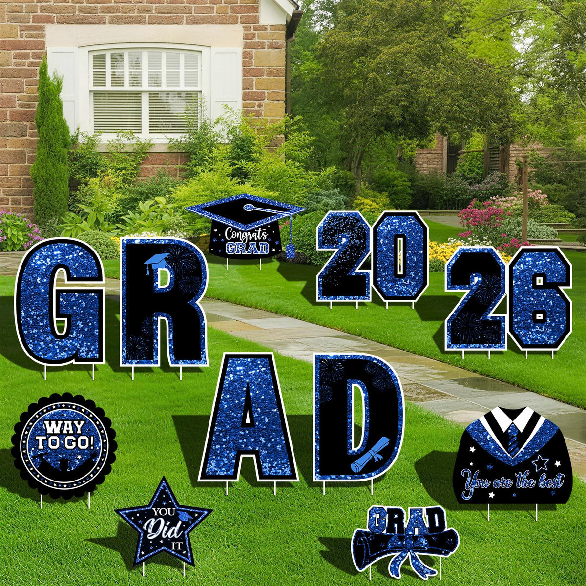 Froova graduation cap sign completes classic theme