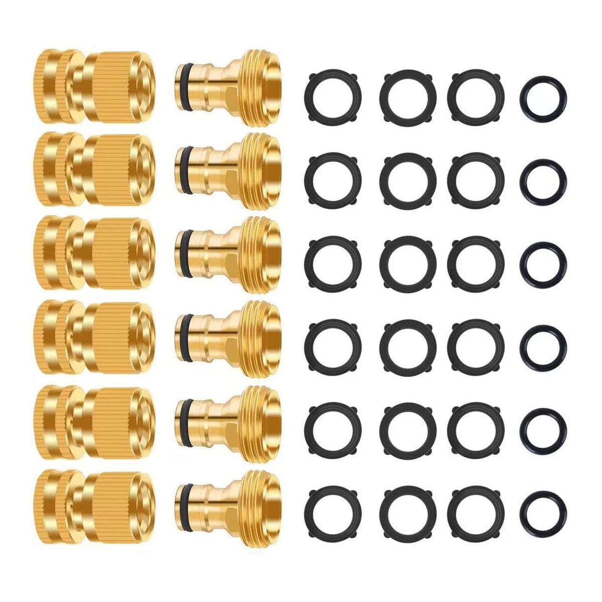 FRQNTKPA garden hose quick connector assembly for easy, secure connections.