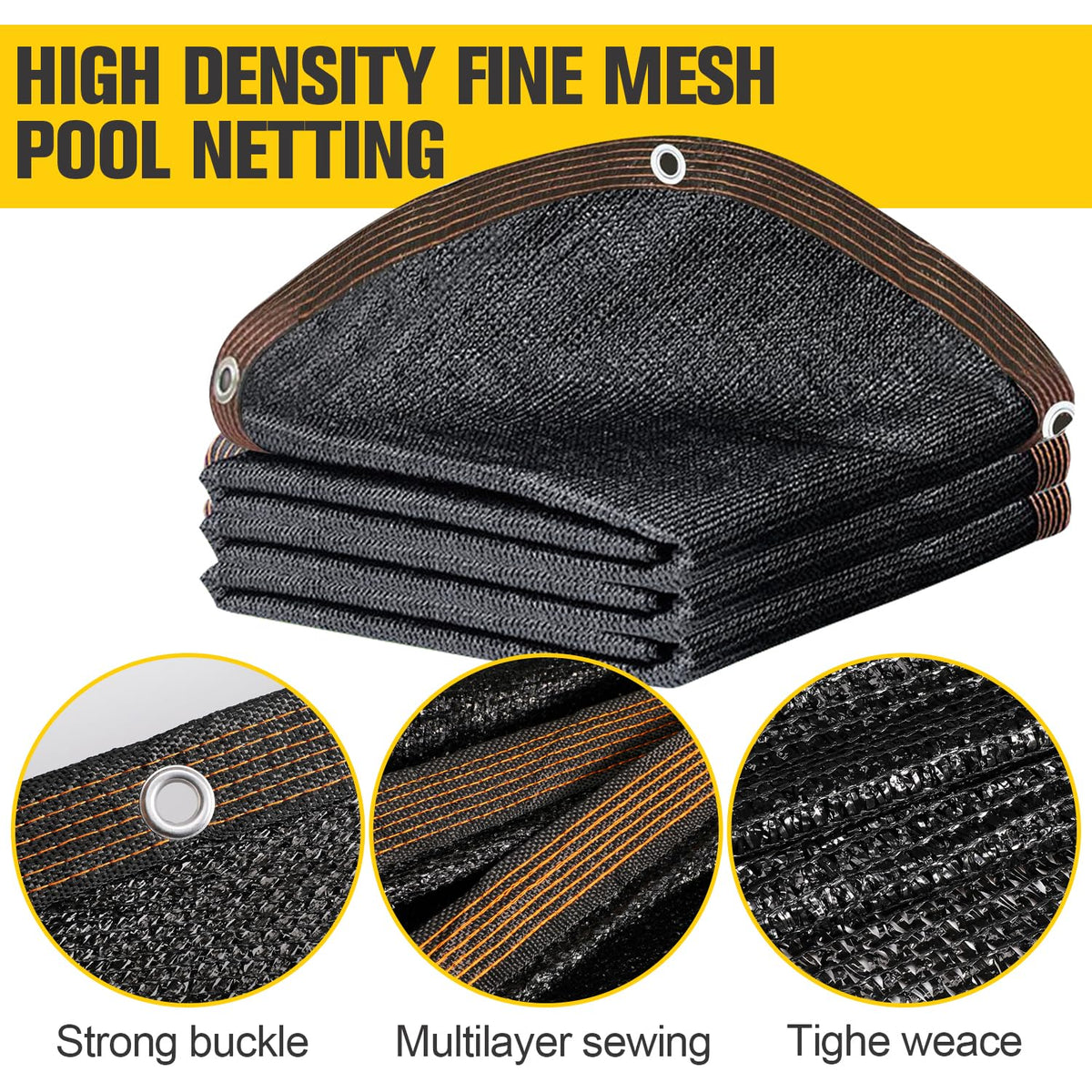 Frtzal 24ft Round Cover corner reinforcements ensure durable winter protection.