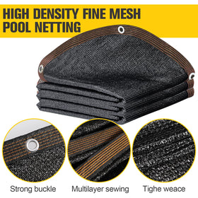 Frtzal 24ft Round Cover corner reinforcements ensure durable winter protection.