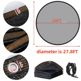 Frtzal Pool Leaf Net Cover edge-locks illustrate secure attachment for harsh weather.