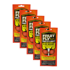 Fruit Fly BarPro strip close-up shows odorless vapor for pest control.