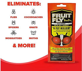 Fruit Fly BarPro strip covers a usable 5x5x8 ft area.
