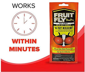 Fruit Fly BarPro attacks pests at all life stages, reducing activity.