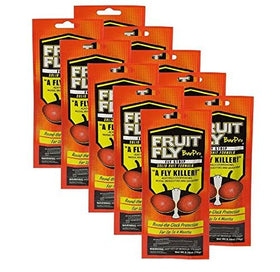 Fruit Fly BarPro strip in a trash room helps curb fruit flies discreetly.