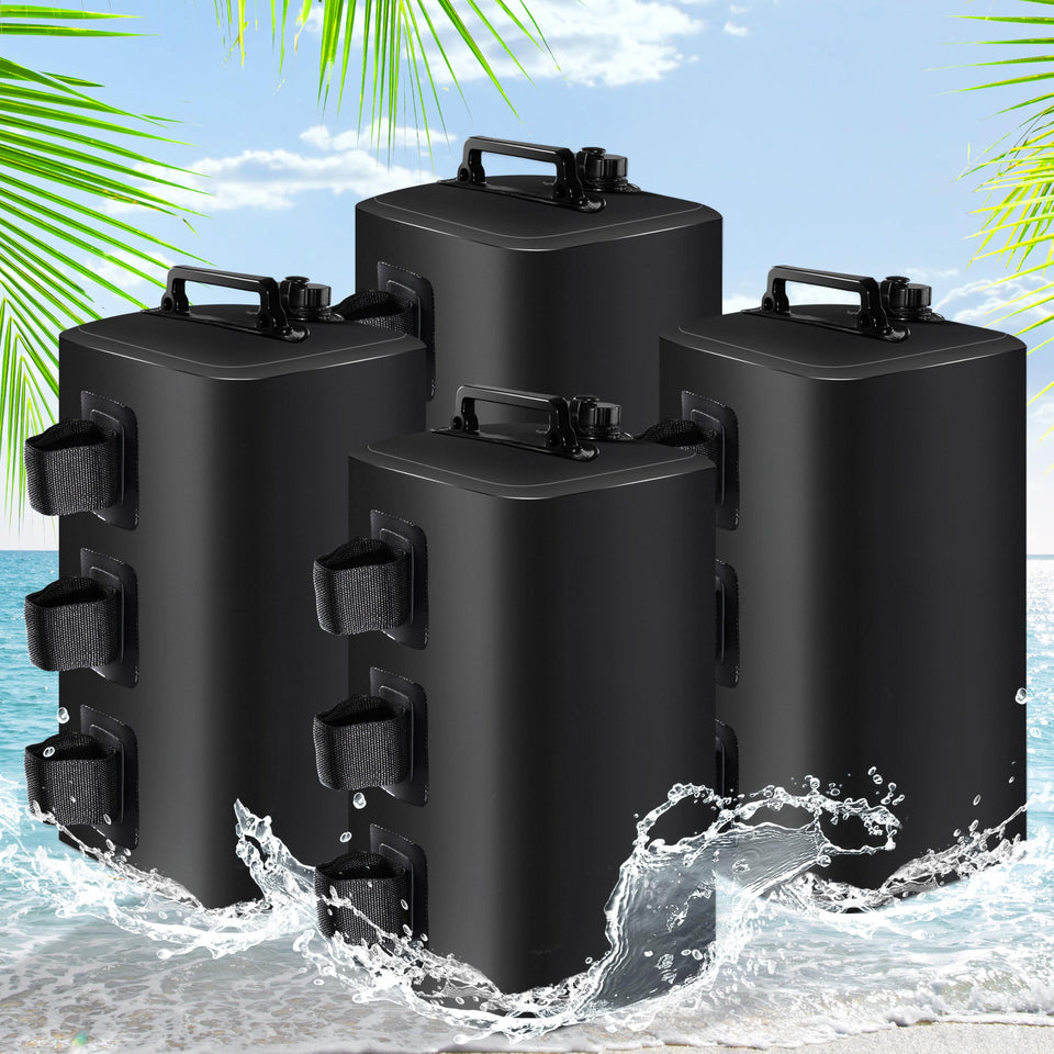 FRUITEAM canopy weights 4-pack provides 88 lbs total stability for tents.