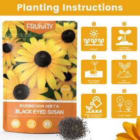 Fruivity drought-tolerant perennial seeds designed for low-water gardens.