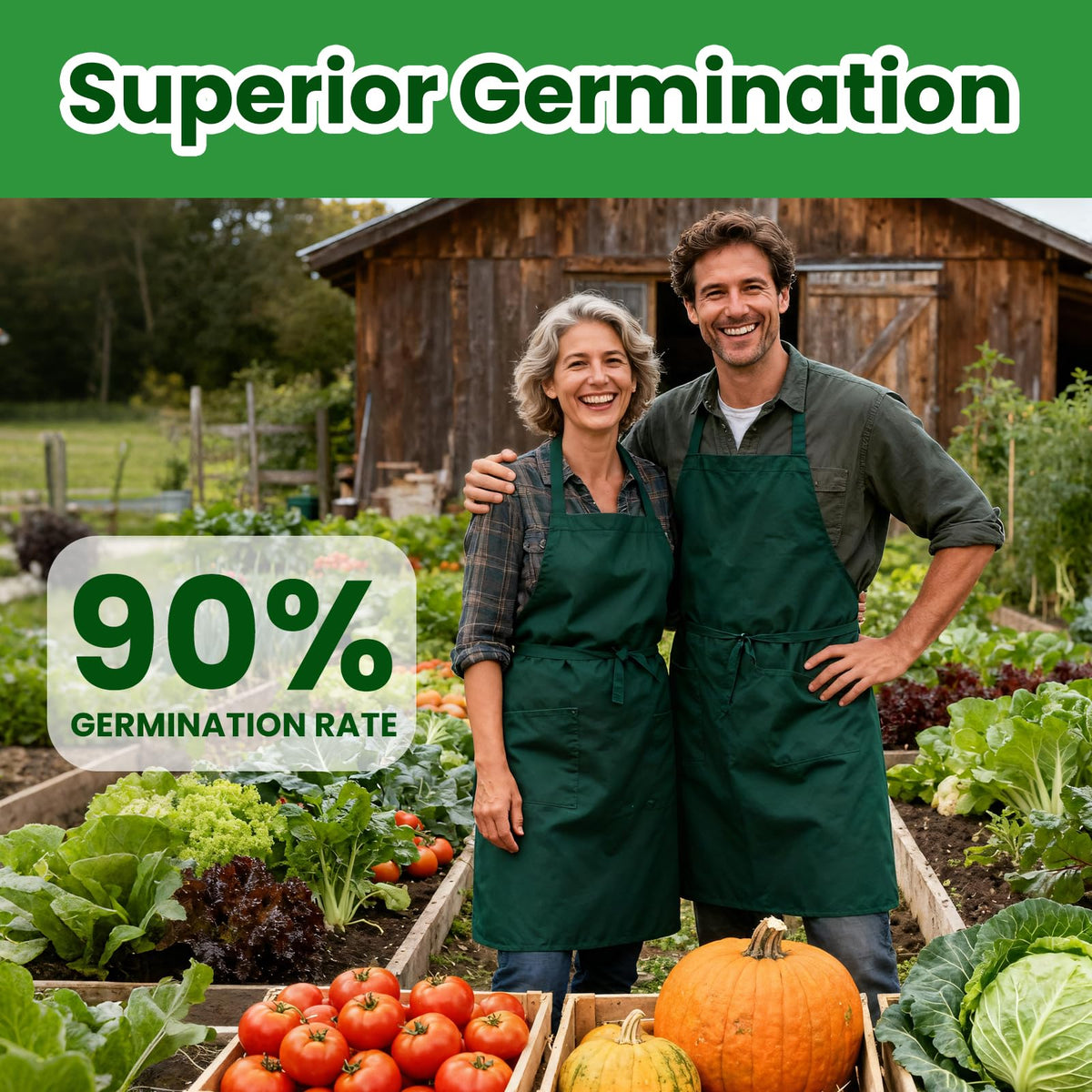 Fruivity heirloom seeds in waterproof bags emphasize long term storage and year round planting.
