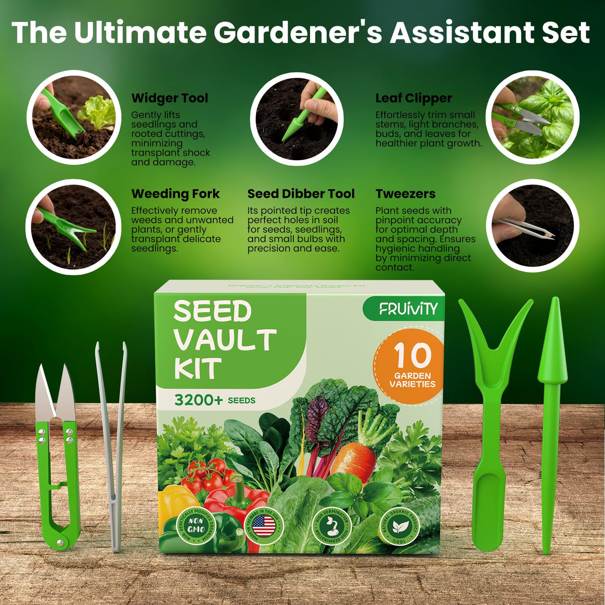 Fruivity moisture-resistant packaging preserves seed freshness for storage