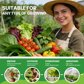Fruivity vegetable garden harvest with fresh produce ready to pick