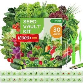 Fruivity 30 varieties seed pack for a diverse, ready-to-grow home garden.