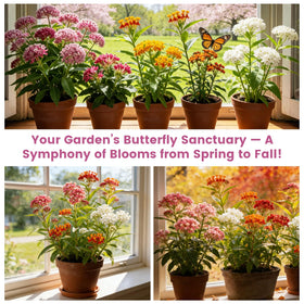 Fruivity milkweed seeds mix offers easy germination and year-after-year perennials