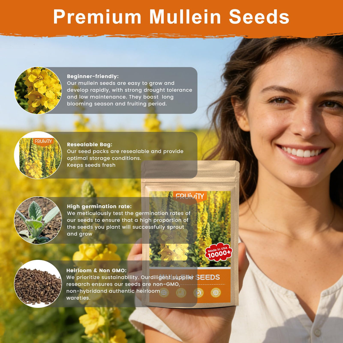 Fruivity mullein garden idea shows outdoor or indoor planting versatility