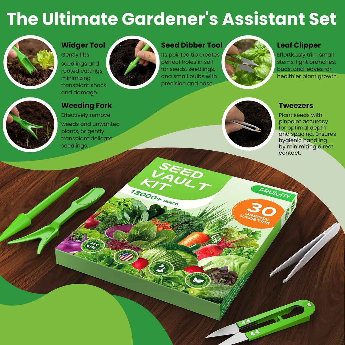 Fruivity premium germination seeds for strong start and faster sprouts.