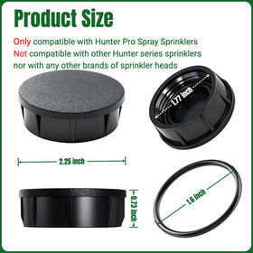 FRUSSONIA Four-pack cap set for multiple sprinklers