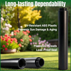 FRUSSONIA UV-resistant ABS riser extension; durable against sun exposure.