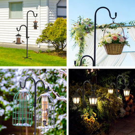 FrutPunch 35-inch pole height adds reach for larger hanging items.