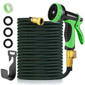 FrutPunch garden hose with aluminum-copper ends guarantees leak-free connections.