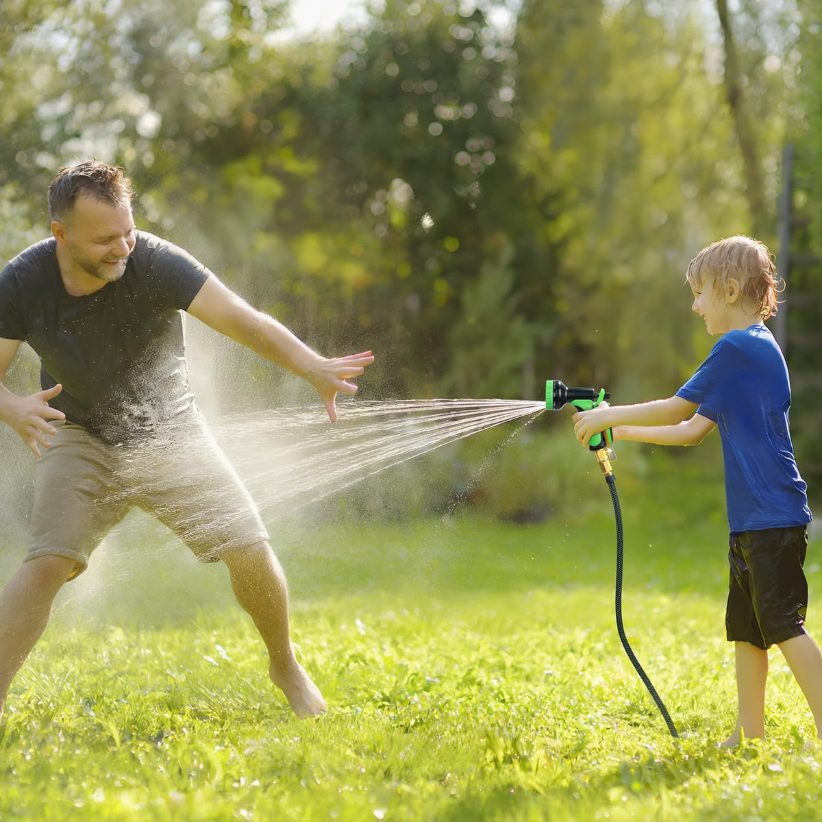 FrutPunch 50 ft hose ideal for yard, garden, car wash and more