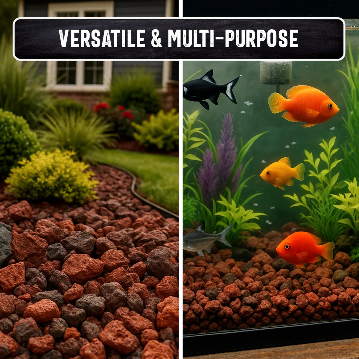FryOilSaver lava rock ideal for gas grills and fire pits with even heat