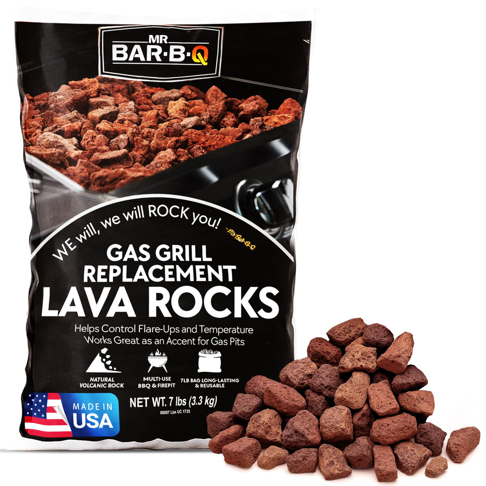 FryOilSaver lava rock shows even heat distribution for consistent cooking.