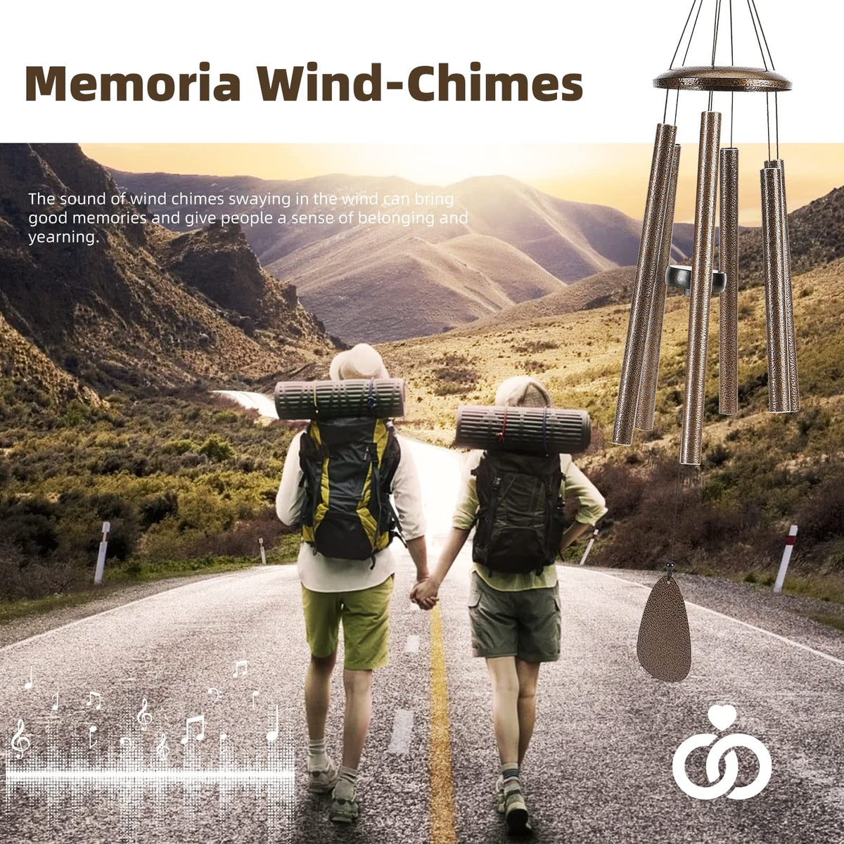 FSVGYY wind chimes outdoor melodic tones ideal for porch or garden
