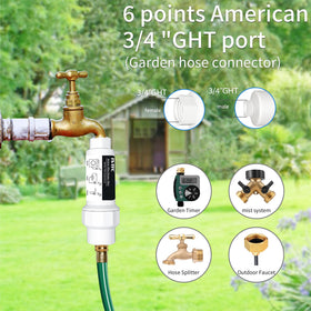 FS-TFC inline sediment filter versatile use in garden and camping