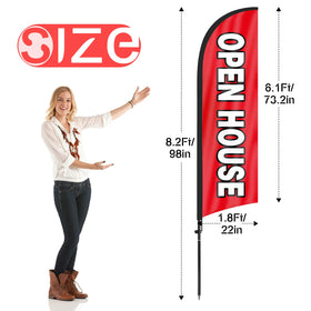 FSFLAG open house pole kit enables quick setup for real estate showings