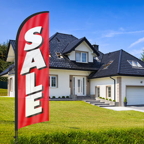 FSFLAG Professional real estate advertising flag set for yard display