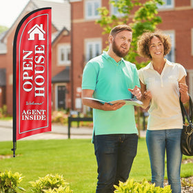 FSFLAG open house signage supports cost-effective marketing for listings