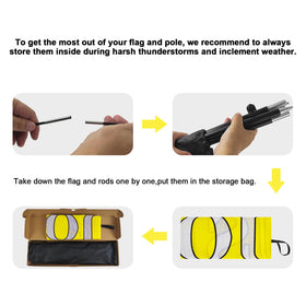 FSFLAG weather-resistant polyester flag stands up to elements
