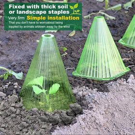 Fshow plant covers enable seasonal use and easy maintenance