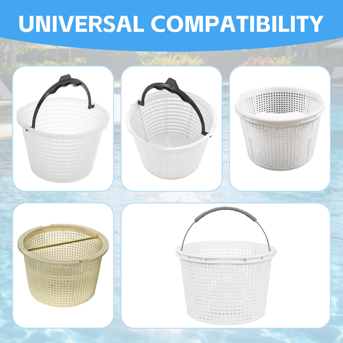 FSQLB heavy-duty plastic resists cracking and warping for long-lasting pool use.