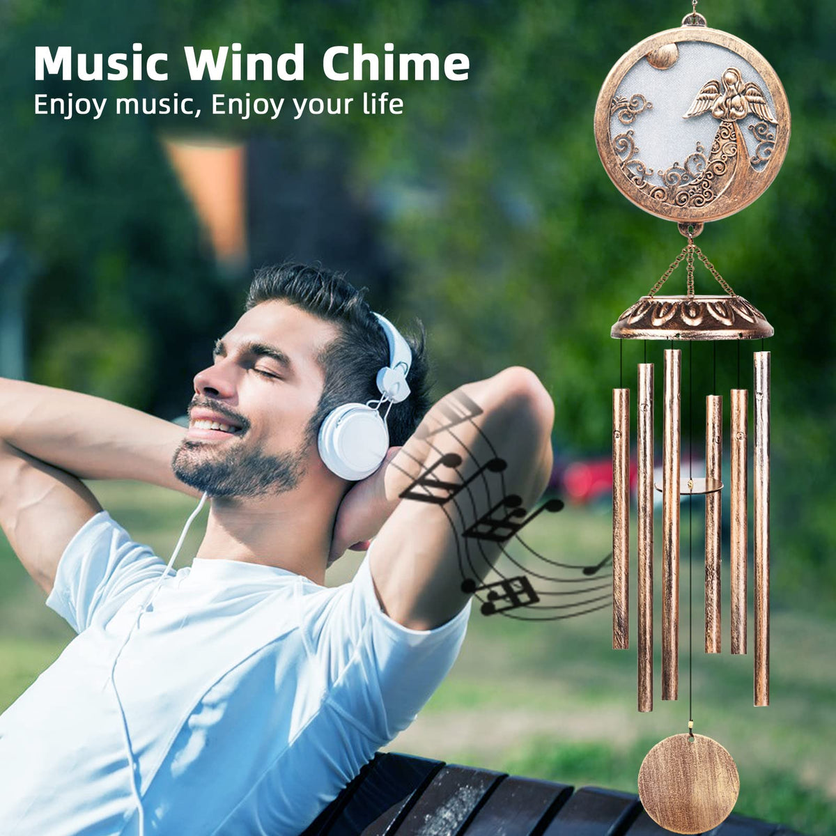 FSVGYY solar angel wind chime in gift box ready for giving