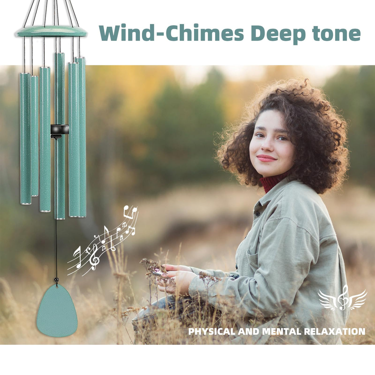 FSVGYY wind chimes with E pentatonic tuning for full chords and relaxing tunes.