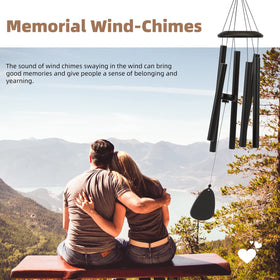 FSVGYY wind chimes installed in garden setting for outdoor ambience